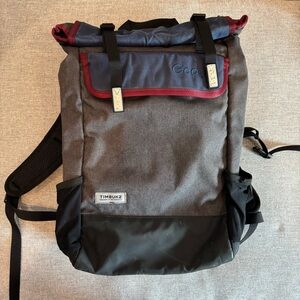 Timbuk2 Google Prospect Gray, Navy and  Black Roll-Top Backpack